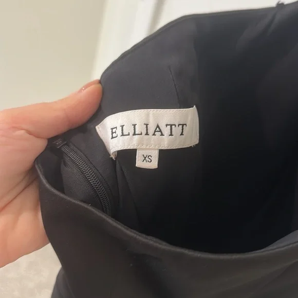 ELLIATT Camo Dress in Black - Picture 7 of 8